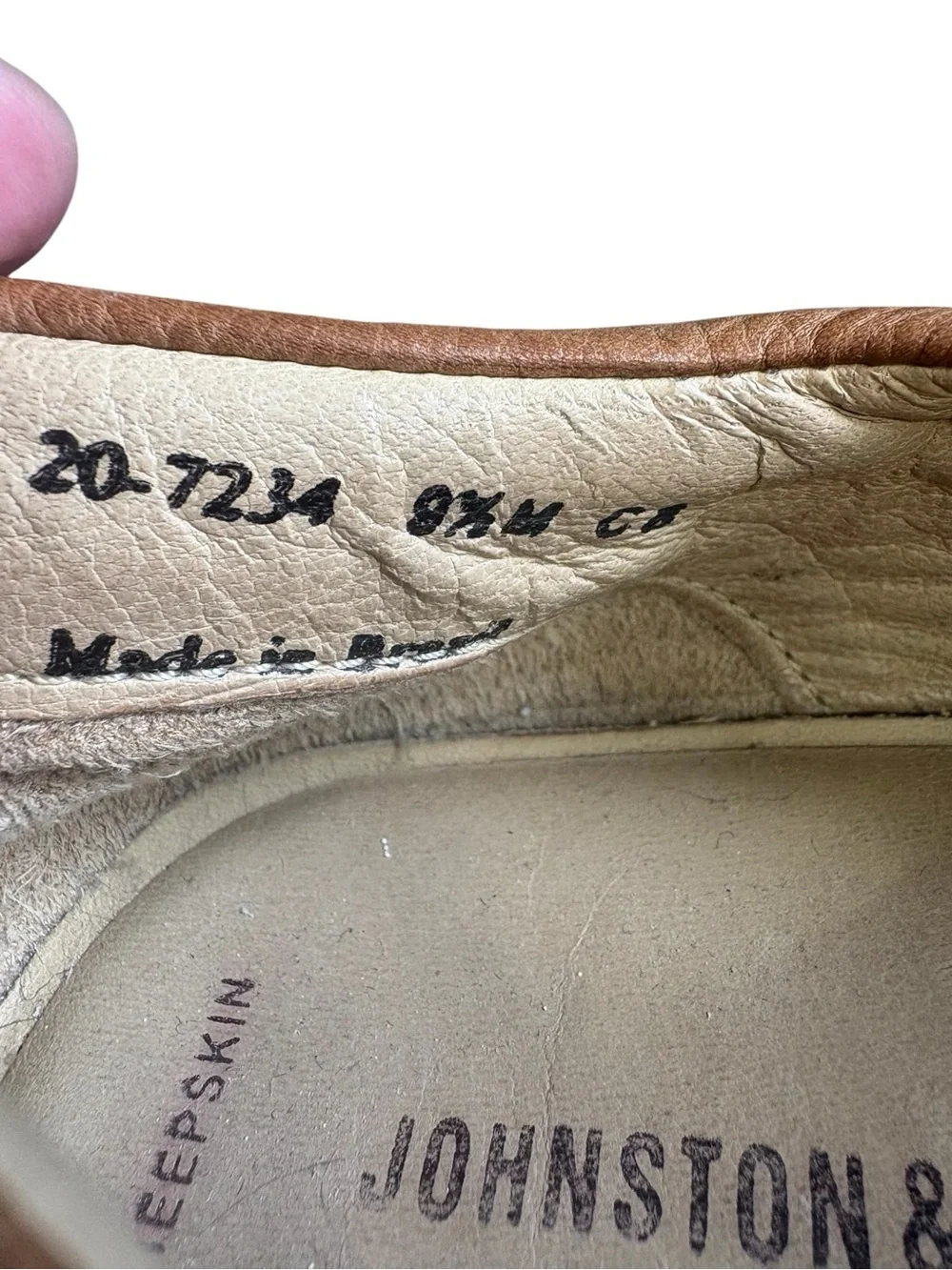 JOHNSTON & MURPHY Tan Leather Fisherman Sandals with Buckle Size 9.5